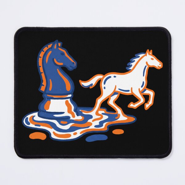 Item preview, Knight's Escape – Bold Line Chess Horse Art designed and sold by DesignedByMarty.