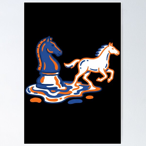 Item preview, Knight's Escape – Bold Line Chess Horse Art designed and sold by DesignedByMarty.