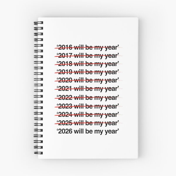 Item preview, 2026 Will Be My Year - Funny New Year's Resolution Quote designed and sold by G350.