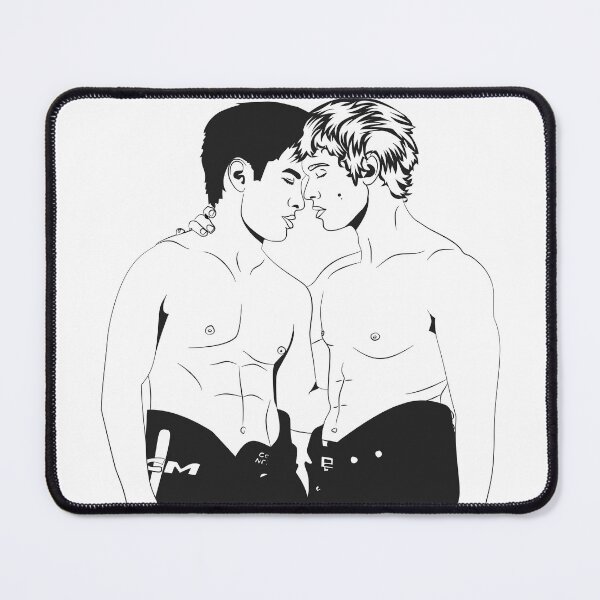 Item preview, Heated Rivalry - Black line drawing  designed and sold by Heather H Designs .