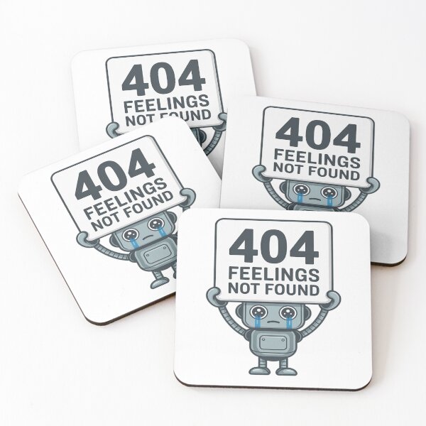 Item preview, Crying Robot – "404 Feelings Not Found" Tee designed and sold by mo-carnival.