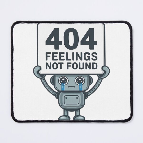 Item preview, Crying Robot – "404 Feelings Not Found" Tee designed and sold by mo-carnival.