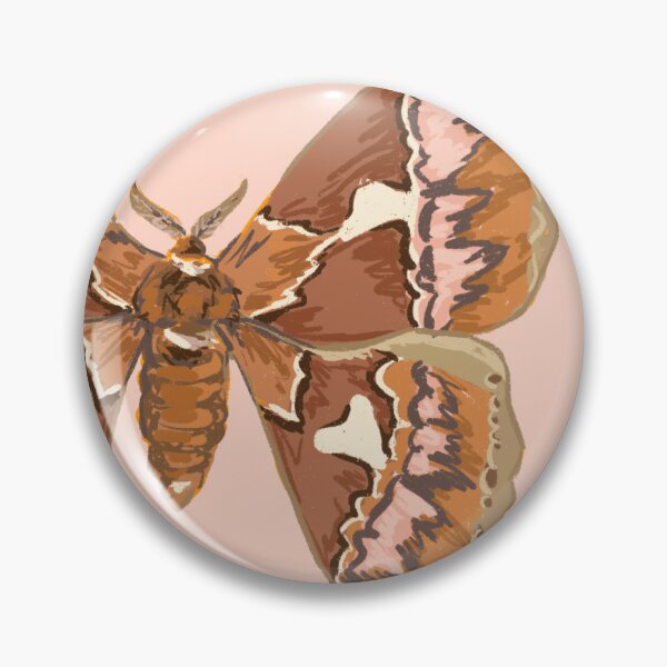 Item preview, Orange Saturniid Moth designed and sold by GalTheUnicorn.