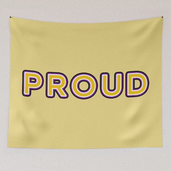 Item preview, Proud Outline - Nonbinary Flag designed and sold by sillyjess.