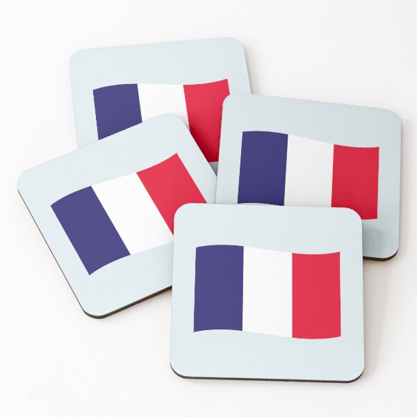 Item preview, French flag wave patriotic icon designed and sold by andbeldesign.