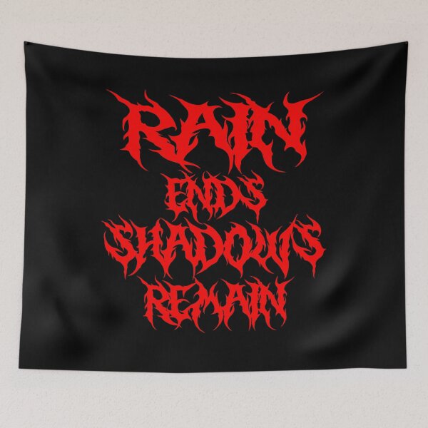 Item preview, Rain Ends Shadows Remain designed and sold by TheInkRaven.
