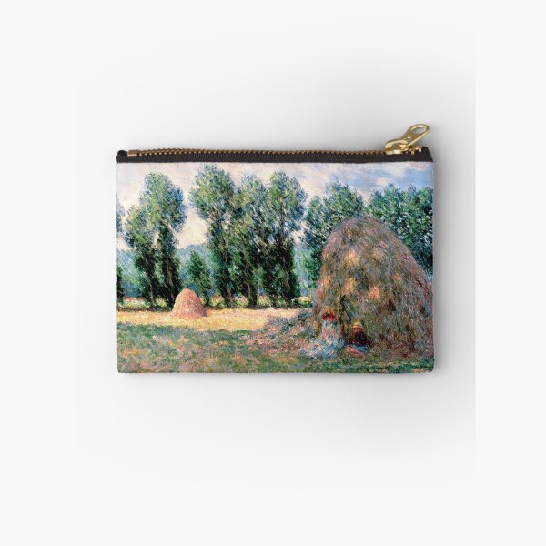 Item preview, Haystacks by Claude Monet: Impressionist Countryside Fine Art Print designed and sold by artofuniverse.