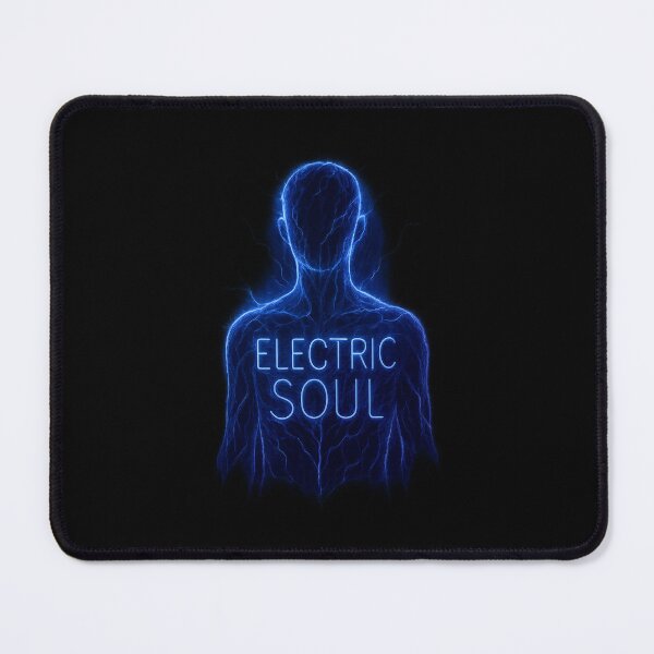 Item preview, Electric Soul - Neon Energy Silhouette designed and sold by MKreative Studio.