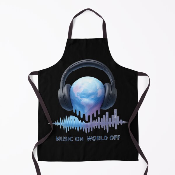 Item preview, Music On, World Off - Holographic Headphones & Planet designed and sold by MKreative Studio.