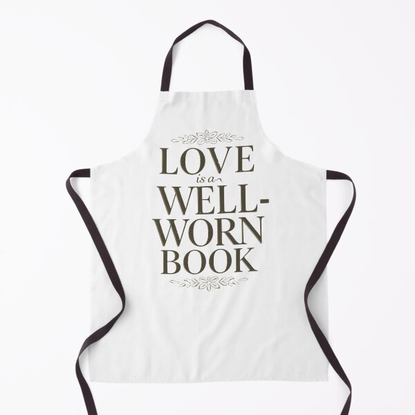 Item preview, Love is a Well-Worn Book – Typographic Print designed and sold by YvkafromPoland.
