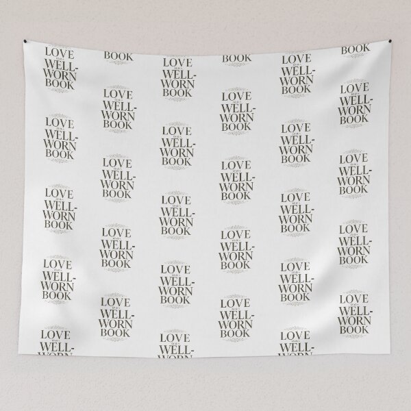 Item preview, Love is a Well-Worn Book – Typographic Print designed and sold by YvkafromPoland.