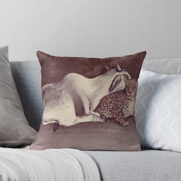 Item preview, Cow and leopard embrace designed and sold by saraxartist.