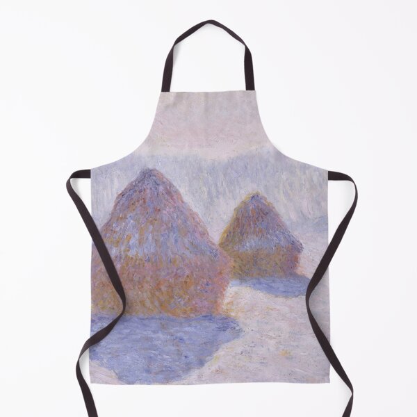 Item preview, Haystacks Effect of Snow and Sun by Claude Monet: Winter Impressionist Poster designed and sold by artofuniverse.