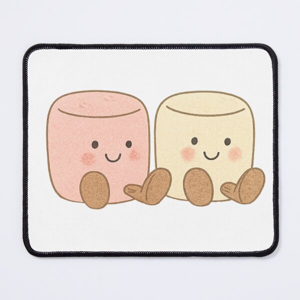 Item preview, Amuseable Pink And White Marshmallows designed and sold by DecalRush.