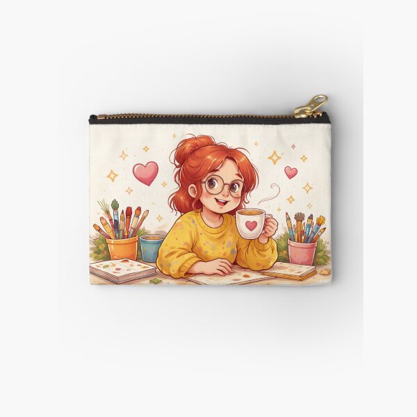 Item preview, Creative Coffee - Art with Heart Illustration designed and sold by CzipipitoStudio.