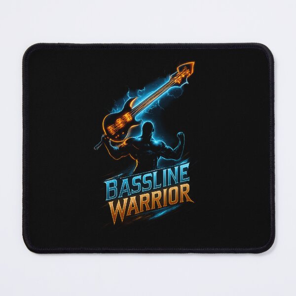 Artikelvorschau, Bassline Warrior – Neon Metal Power entworfen und verkauft von MKreative Studio.