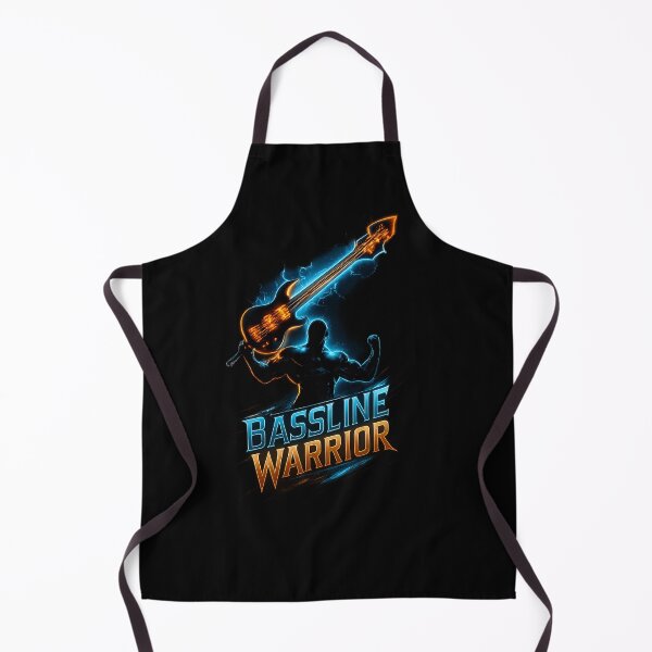 Artikelvorschau, Bassline Warrior – Neon Metal Power entworfen und verkauft von MKreative Studio.