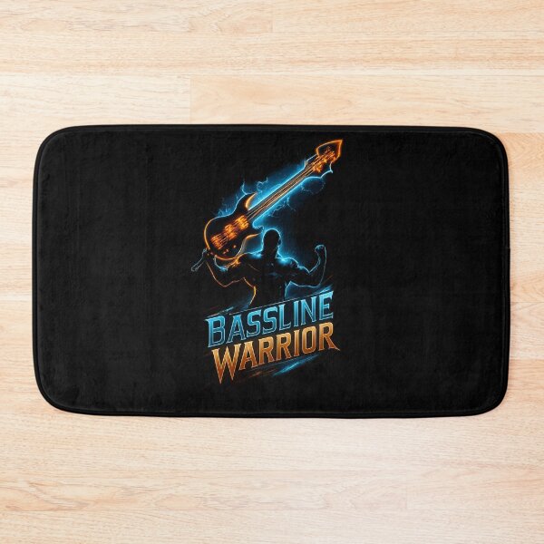 Item preview, Bassline Warrior - Neon Metal Power designed and sold by MKreative Studio.