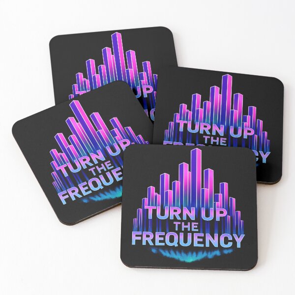 Item preview, Turn Up the Frequency - Cyberpunk Sound City designed and sold by MKreative Studio.