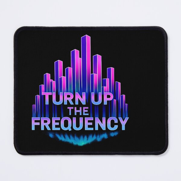 Item preview, Turn Up the Frequency - Cyberpunk Sound City designed and sold by MKreative Studio.