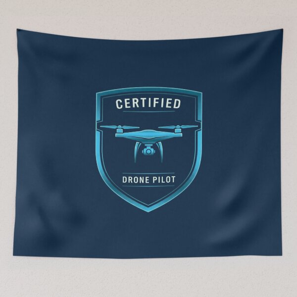 Item preview, Certified Drone Pilot Badge UAV Operator Official Emblem designed and sold by KiwiRider.
