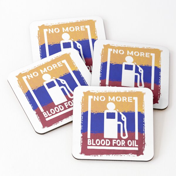 Item preview, No More Blood for Oil Christian Peace Design Isaiah 2:4 Faith Protest Art | venezuela flag designed and sold by ZechJohnRB.
