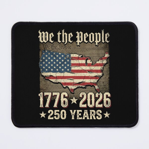 Item preview, 250 Years of Freedom - USA 1776-2026 Weathered Map designed and sold by G350.