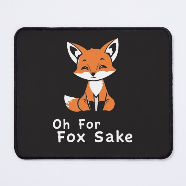 Item preview, Oh For Fox Sake – Funny Fox Pun Illustration designed and sold by Sparkofart07.