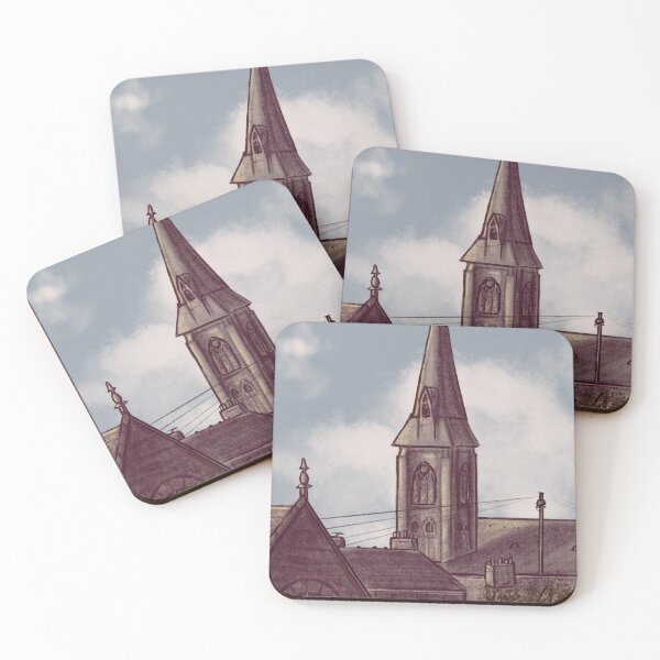 Item preview, Scottish Gothic Cathedral Illustration designed and sold by saraxartist.