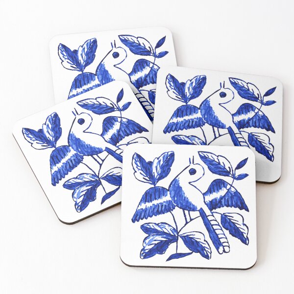 Artikelvorschau, Azulejo Bluebird Portugiesische Fliesenkunst entworfen und verkauft von kabetanistudio.