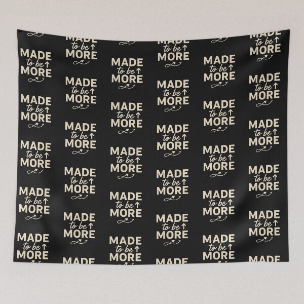Item preview, Made to Be More – Minimal Growth Mindset Motivation Quote Design designed and sold by astersgraphics.