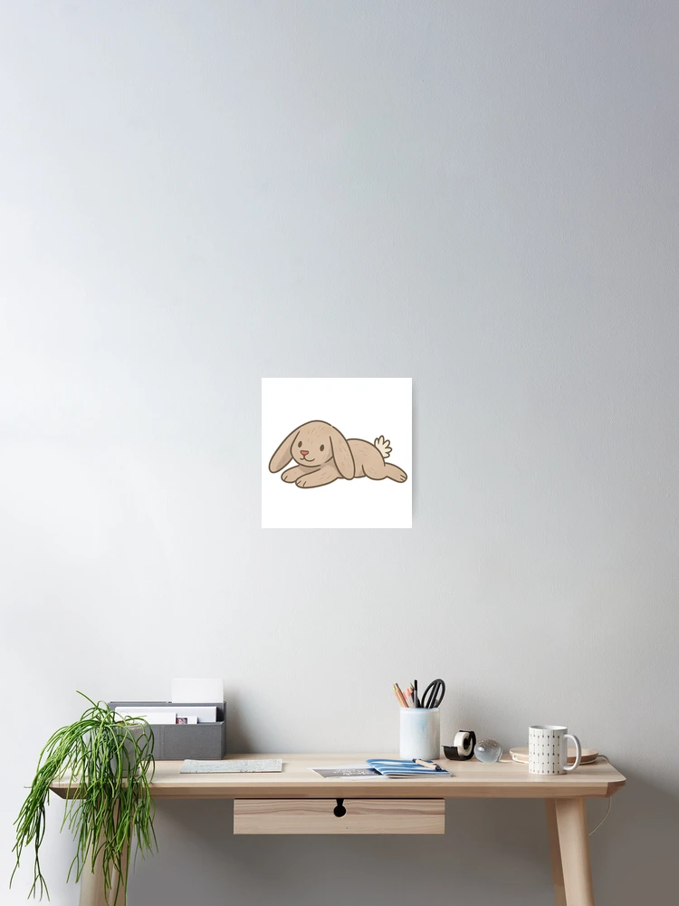 Thumbnail 2 of 3, Poster, Smudge Rabbit designed and sold by DecalRush.