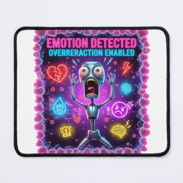 Item preview, Emotion Detected — Overreaction Enabled · Premium Edition designed and sold by Imaginarium of Chaos falcon88 .