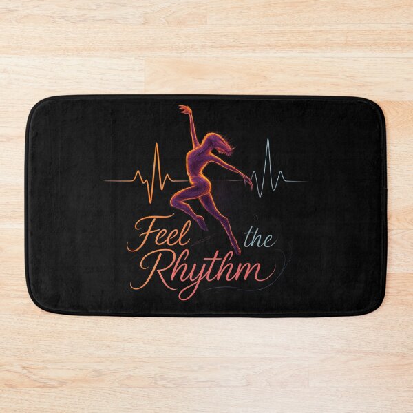Item preview, Feel the Rhythm - Neon Dancer Pulse Silhouette designed and sold by MKreative Studio.