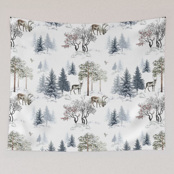 Item preview, Deer landscape designed and sold by Art_By_Wing.