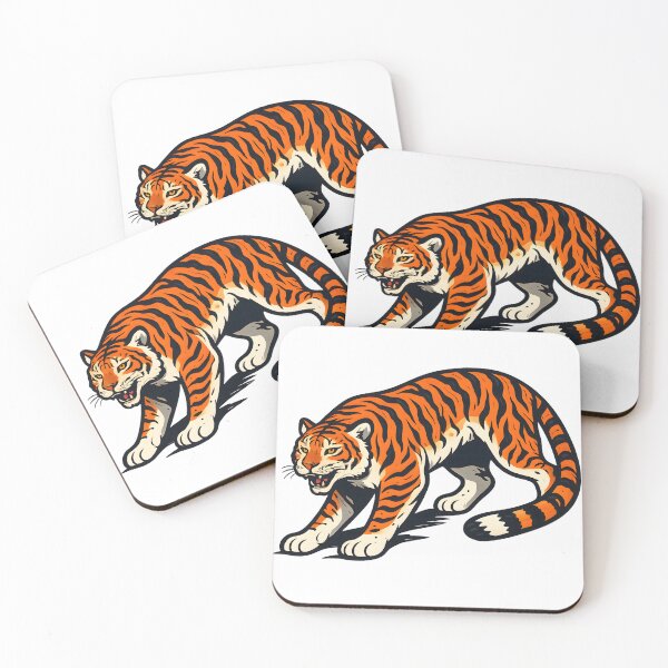 Item preview, Ladakh Tribal Print Design with Tiger Motif designed and sold by Haus Of K.
