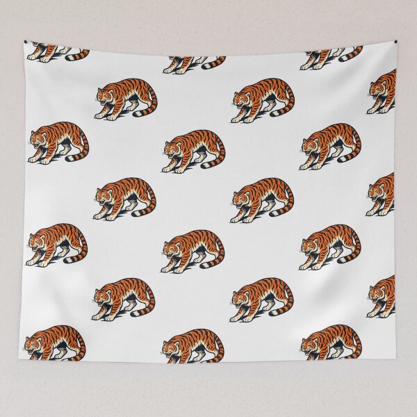 Item preview, Ladakh Tribal Print Design with Tiger Motif designed and sold by Haus Of K.