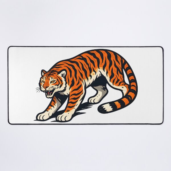 Item preview, Ladakh Tribal Print Design with Tiger Motif designed and sold by Haus Of K.