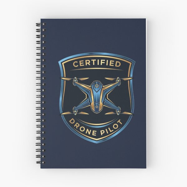Item preview, Elite Certified Drone Pilot Professional Gold and Blue Emblem designed and sold by KiwiRider.