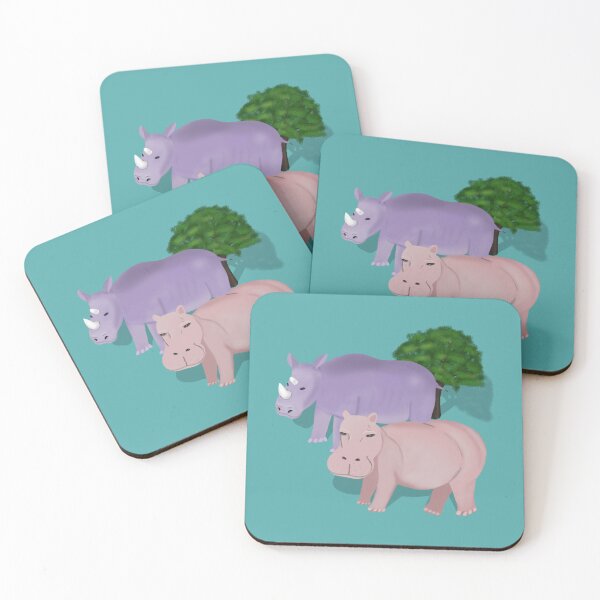 Item preview, Hippo and rhino friends  designed and sold by Daniel Vasco.