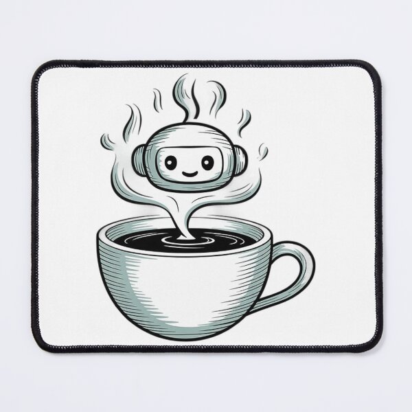 Item preview, AI Steam Face – Cozy Tech Minimalist Tee designed and sold by mo-carnival.