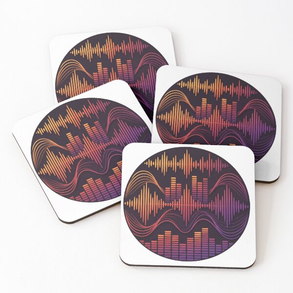 Item preview, Vibrant Audio Soundwave Equalizer - Abstract Music Frequency Circle designed and sold by VibePrintsHub.