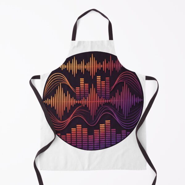 Item preview, Vibrant Audio Soundwave Equalizer - Abstract Music Frequency Circle designed and sold by VibePrintsHub.