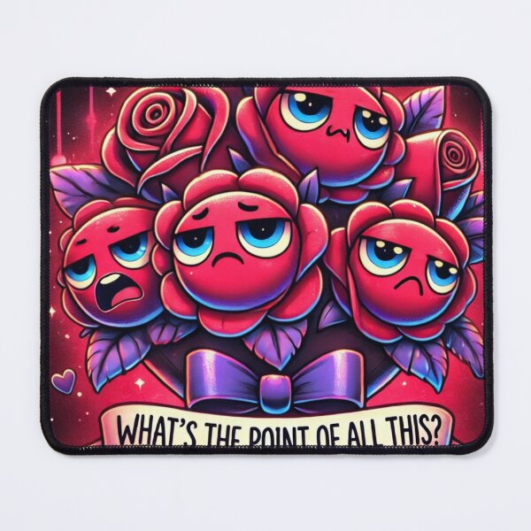 Item preview, What’s the Point of All This? – Dark Humor Illustration designed and sold by ComedyInkFactor.