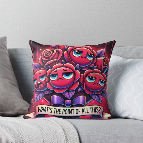 Item preview, What’s the Point of All This? – Dark Humor Illustration designed and sold by ComedyInkFactor.