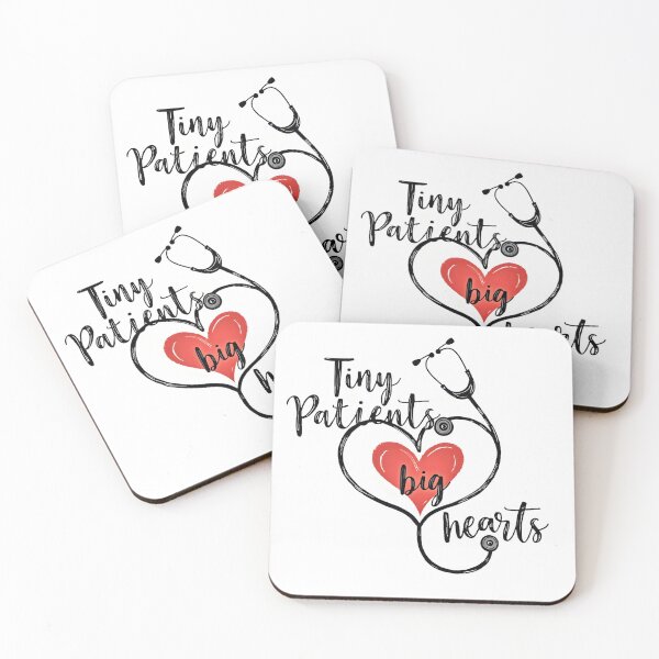 Item preview, Tiny Patients Big Hearts PICU Nurse T-Shirt Pediatric ICU Gift designed and sold by Vajid Designs .