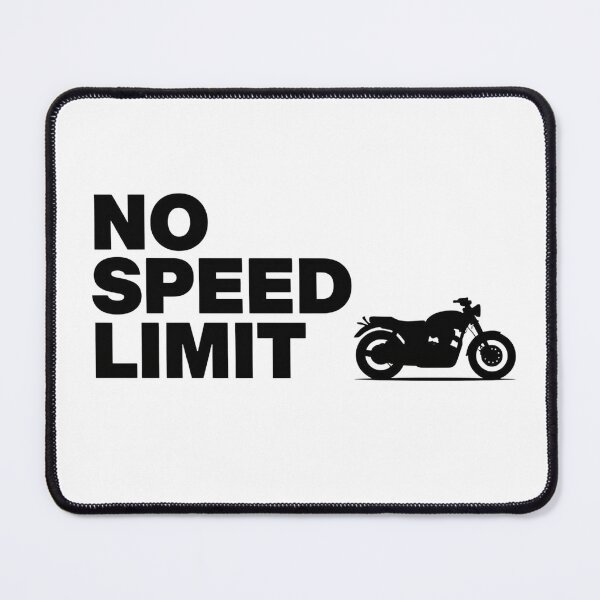 Item preview, No Speed Limit- Retro Motorcycle designed and sold by TwoWheels-shop.