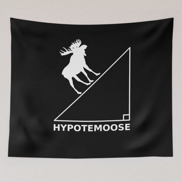 Item preview, Hypotemoose - Funny Pythagoras Triangle Algebra Math designed and sold by PrintPress.