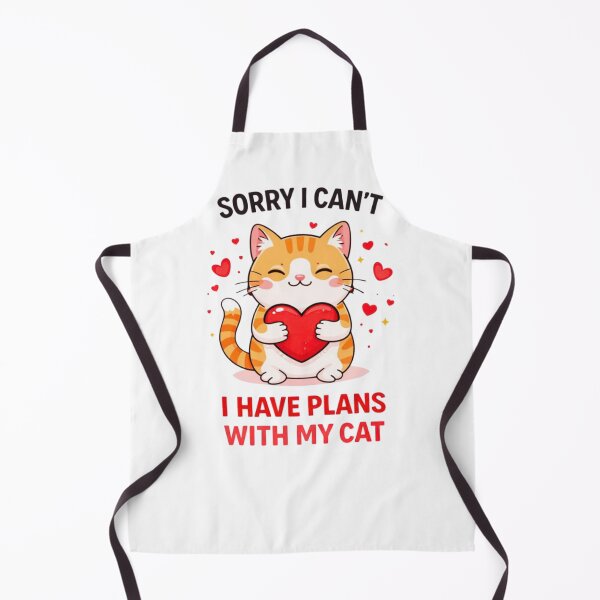 Item preview, Sorry I Can’t I Have Plans With My Cat Funny Quote designed and sold by bilal sibgui.