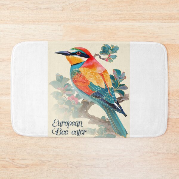 Item preview, Rainbow Sentinel: The European Bee-eater in Bloom designed and sold by ForeverPrintsOK.